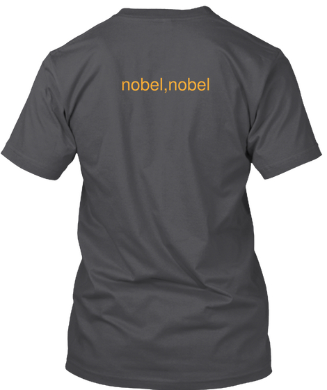Nobel, Nobel Charcoal Camiseta Back