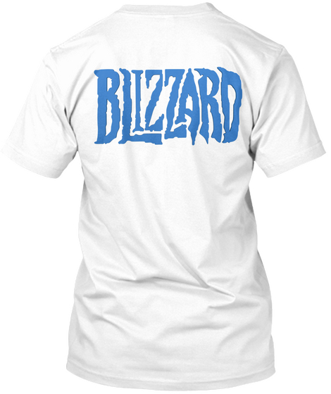 Blizzard White Maglietta Back