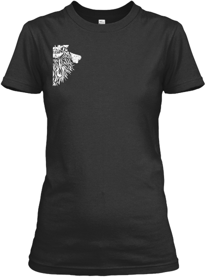 Beard Shirt Black T-Shirt Front