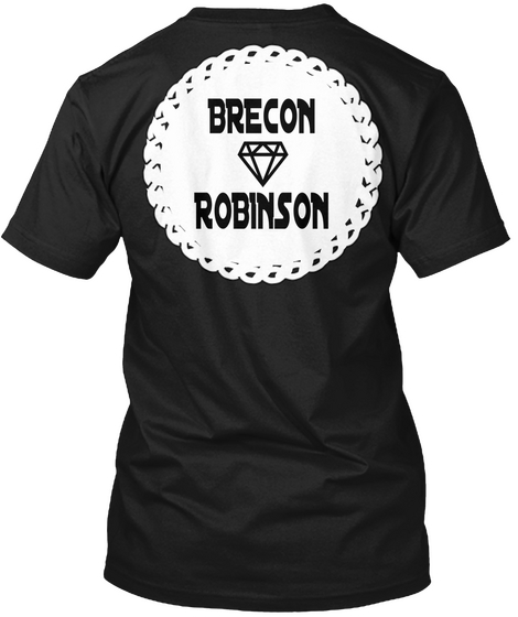 Br Brecon Brecon Br Br Robinson Black Camiseta Back