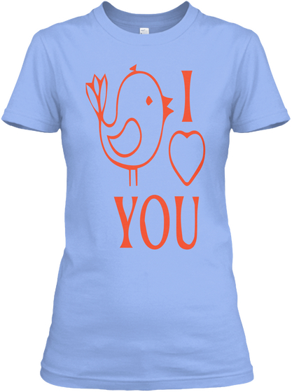 Happy Birth Day Women Style Light Blue Camiseta Front