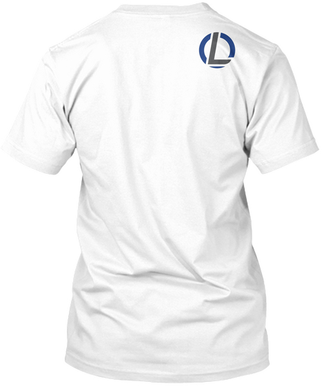 Live On Alaska! White T-Shirt Back