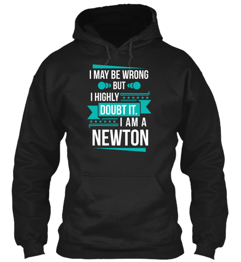 Newton   Don't Doubt Black Camiseta Front