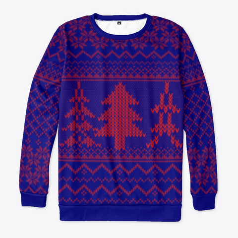 Holiday Sweater Dark Navy Camiseta Front