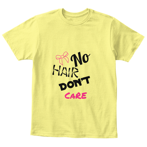 No Hai R Don't  Ca Re Lemon Yellow  Camiseta Front