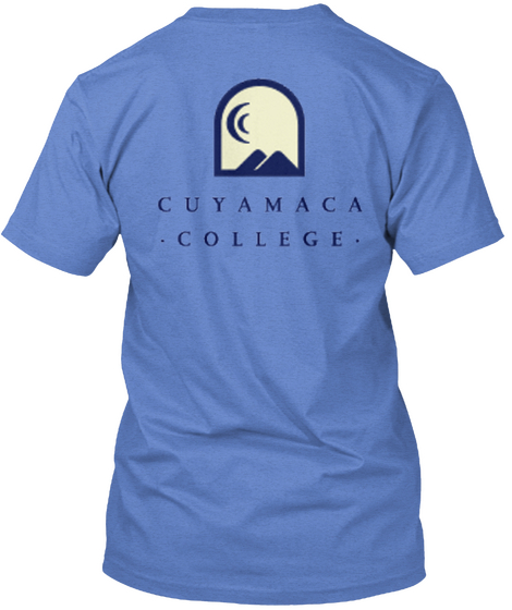 Cuyamaca College Heathered Royal  Kaos Back