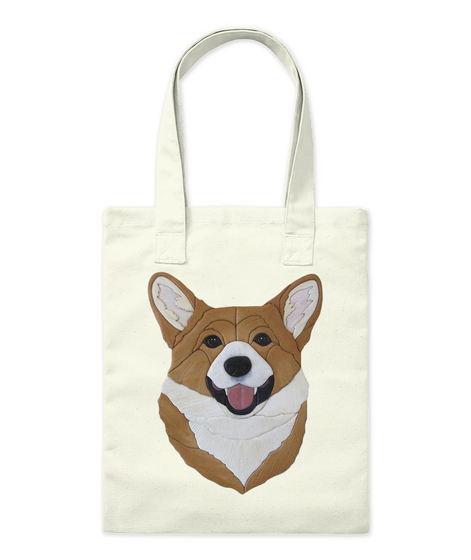 Laughing Labrador Totes Natural Camiseta Front