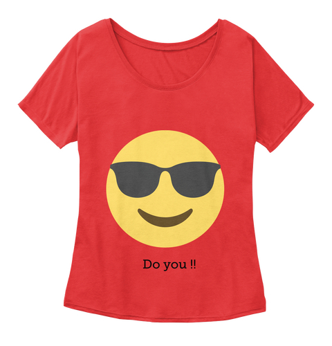 Do You !! Red áo T-Shirt Front