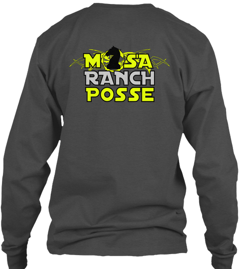 Mosa Ranch Msa Ranch Posse Charcoal Camiseta Back