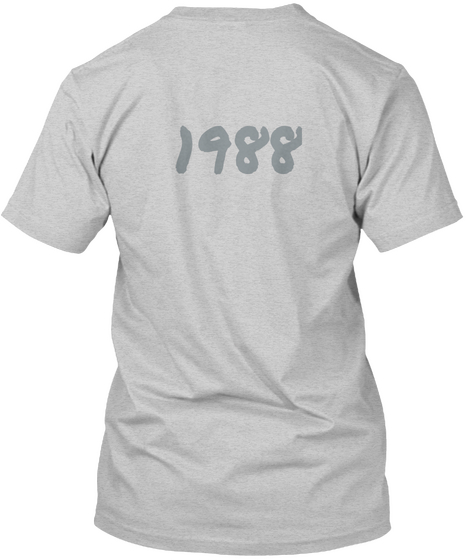 1988 Light Steel T-Shirt Back