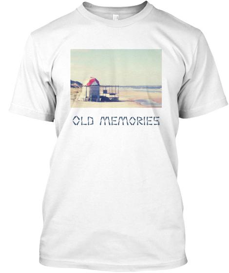 Old Memories White Camiseta Front