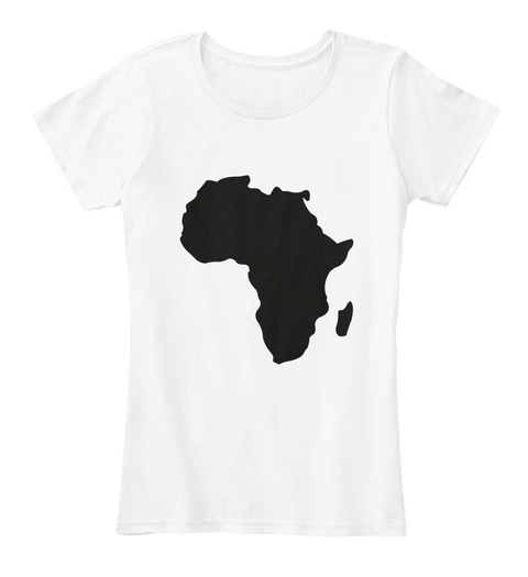 Africa Tee White T-Shirt Front