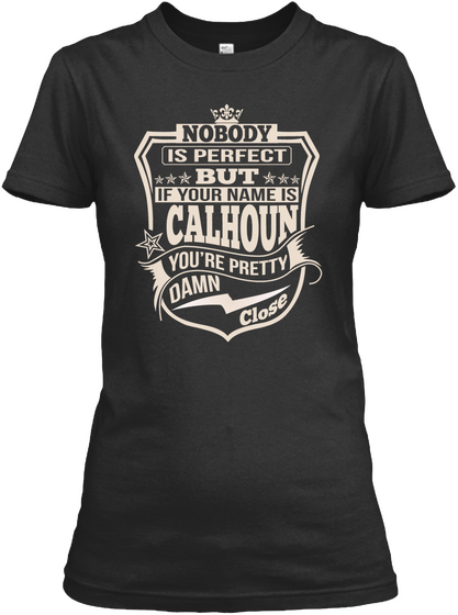 Nobody Perfect Calhoun Thing Shirts Black áo T-Shirt Front