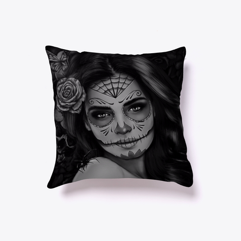 Tattoo Girl Pillow/Cushion White áo T-Shirt Front