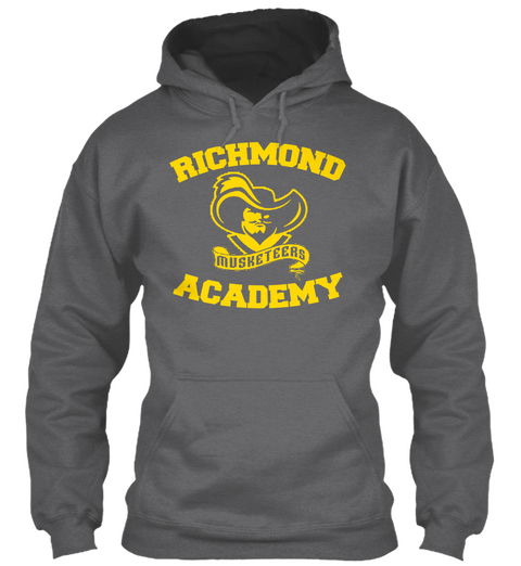 Richmond Academy Dark Heather Maglietta Front