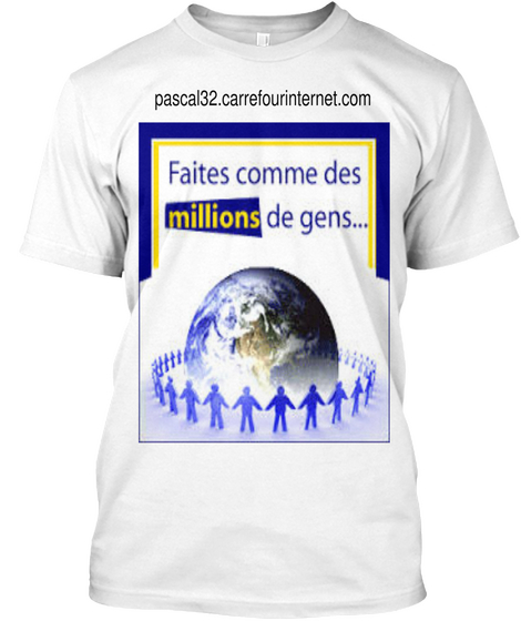 Pascal32.Carrefourinternet.Com White T-Shirt Front