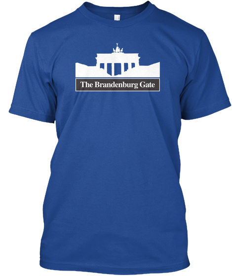 The Brandenburg Gate Deep Royal Camiseta Front