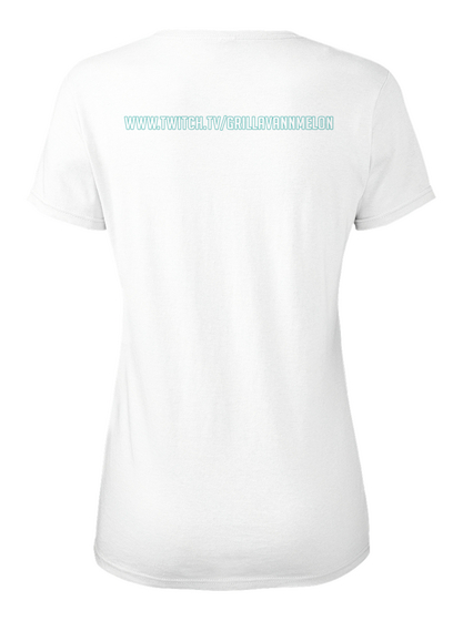 Www.Twitch.Tv/Grillavannmelon White T-Shirt Back