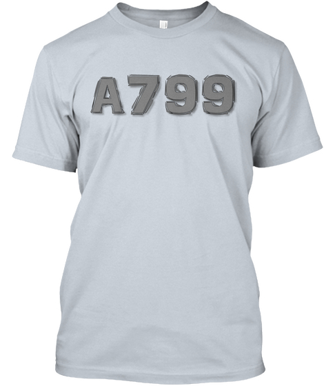 A799 New Silver Camiseta Front