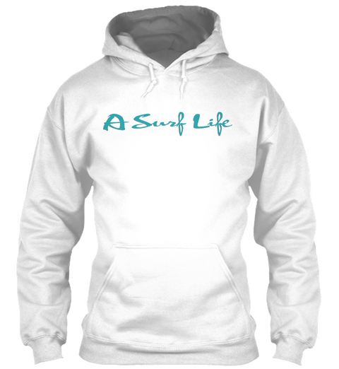 A Surf Life White T-Shirt Front