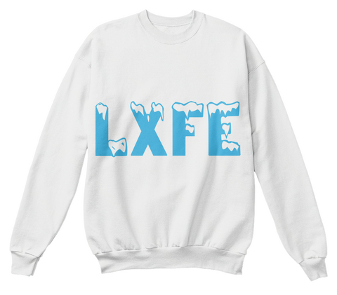Lxfe White  T-Shirt Front