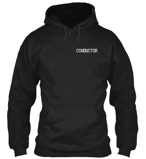 Conductor Black T-Shirt Front