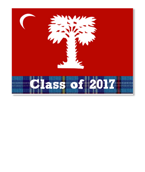 Class Of 2017 White T-Shirt Front