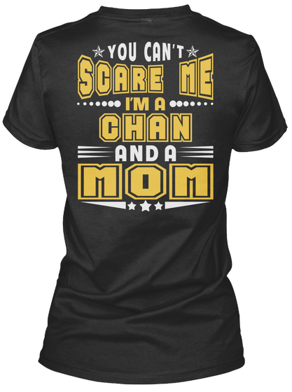 Chan Thing And Mom Shirts Black Camiseta Back