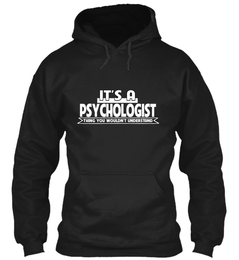 Understand Psychologist Black T-Shirt Front