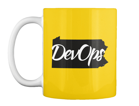 Dev Ops Lemon Yellow T-Shirt Front