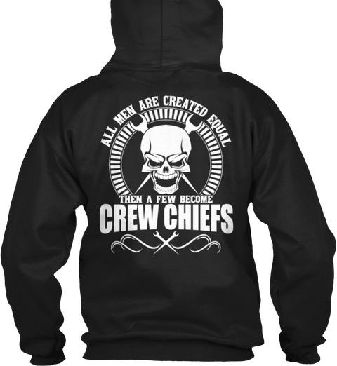 Crew Chiefs Not Equal Black Kaos Back