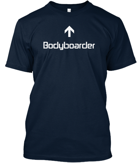 Bodyboarder New Navy T-Shirt Front
