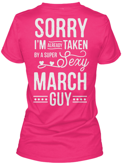 Taken By Sexy March Guy Shirt! Heliconia Camiseta Back