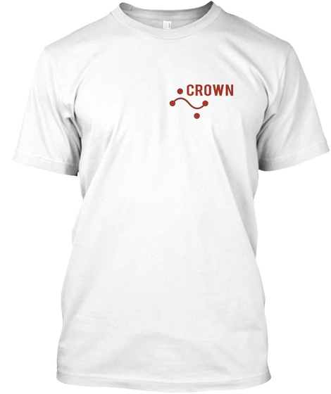 Crown White Kaos Front