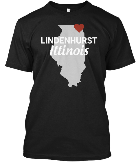 Lindenhurst
 Illinois
 Black Camiseta Front