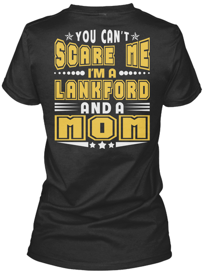Lankford Thing And Mom Shirts Black T-Shirt Back