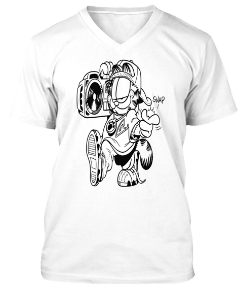 Rap And Hiphop White T-Shirt Front