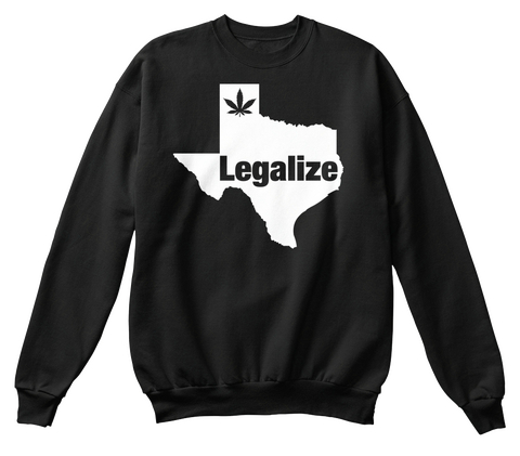Legalize Black T-Shirt Front