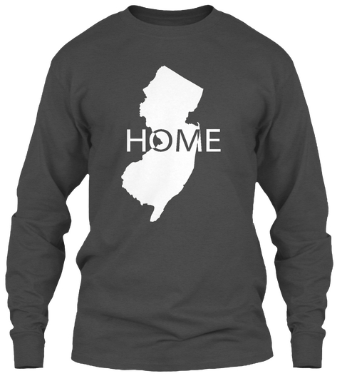 Home Charcoal T-Shirt Front