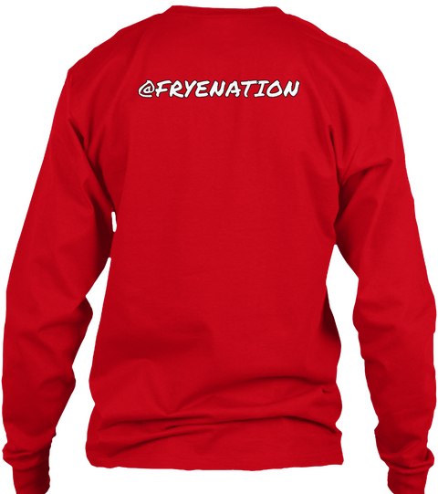 @Fryenation Red T-Shirt Back