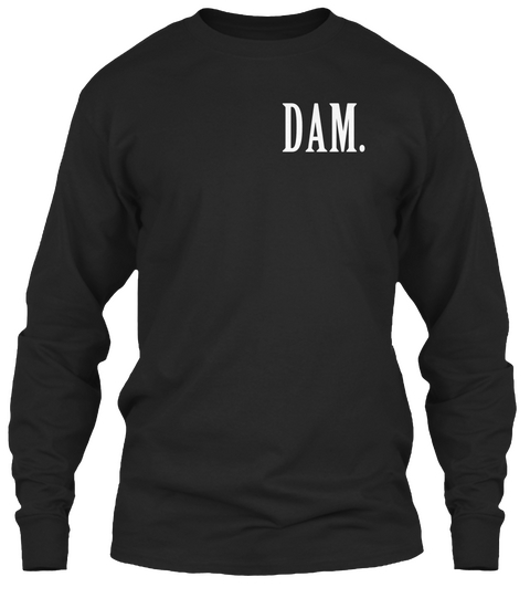 The Cali Desert Tee   Damfino Apparel Black áo T-Shirt Front