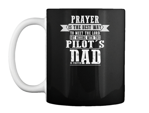 Design Prayer Pilot's (1) Black Kaos Front