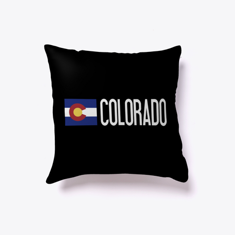 Colorado Flag White T-Shirt Front