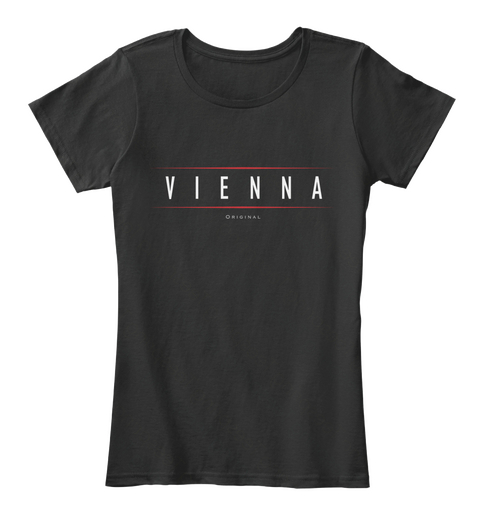 Vienna City Shirt Black Camiseta Front