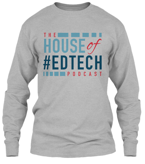House Of #Ed Tech Longsleeve Sport Grey Kaos Front