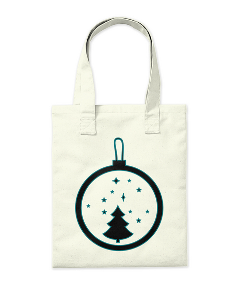 Amazing Holiday Totes. Natural áo T-Shirt Back