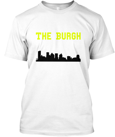 The Burgh White áo T-Shirt Front