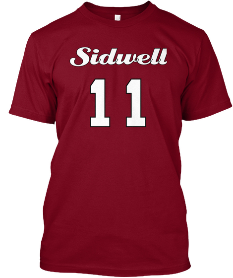 Sidwell 11 Cranberry T-Shirt Front