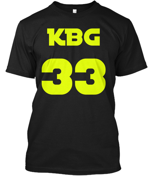 Kbg 33 Black Maglietta Front