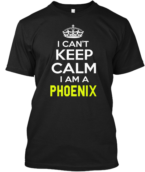 Phoenix Black Camiseta Front